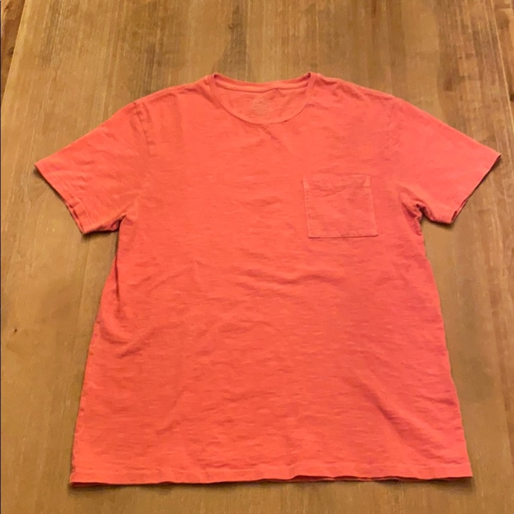 JCrew Garment Dyed pocket T-shirt size medium